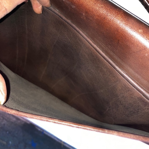 Vintage Coach 70s brown leather men’s bag - Picture 5 of 9